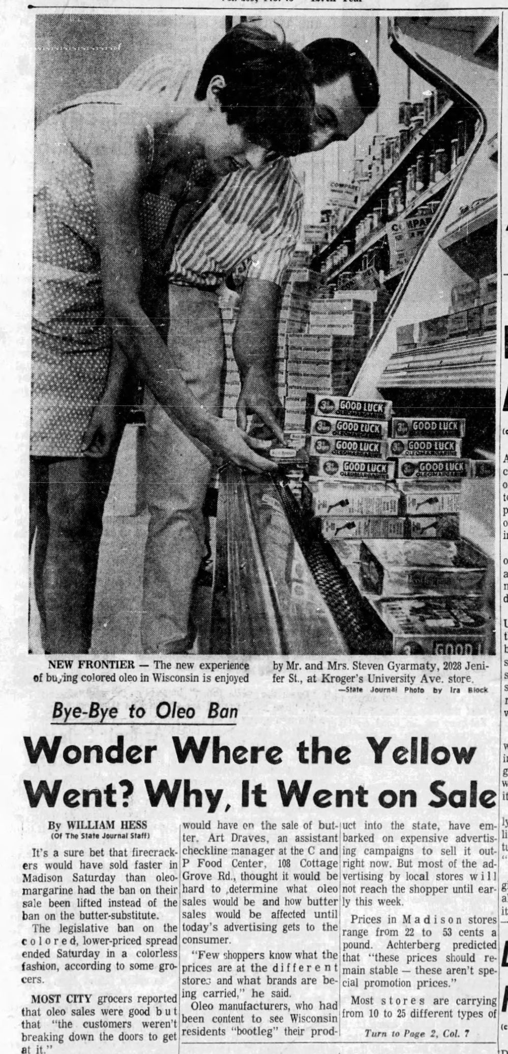 July 2, 1967: Wonder Where the Yellow Went? Why, It Went on Sale